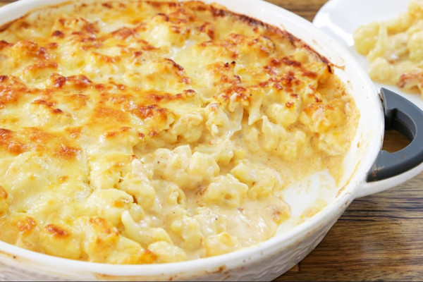 Cheesy Cauliflower Bake Recipe - Cauliflower Recipes - Cheesy Recipes