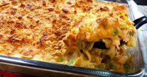 Cheesy Chicken Noodle Soup Casserole Recipe