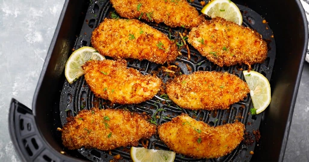 Crispy Air Fryer Chicken Tender Recipe - Air Fryer Recipes - Chicken Tender Recipes - Chicken Recipes