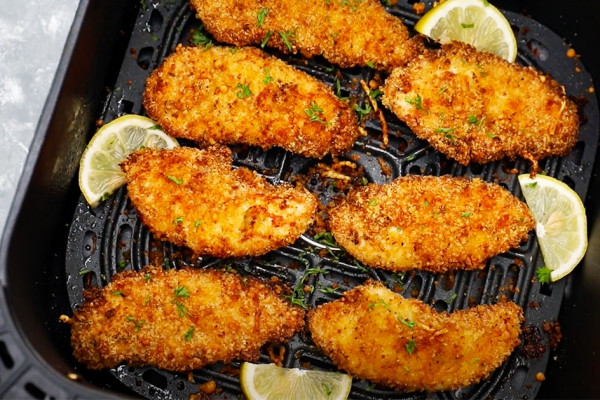 Crispy Air Fryer Chicken Tender Recipe - Air Fryer Recipes - Chicken Tender Recipes - Chicken Recipes