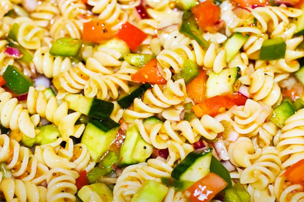 Healthy Italian Dressing Pasta Salad Recipe - Pasta Salad Recipes - Salad Recipes