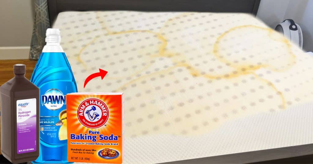 How To Clean Urine Out Of Memory Foam Mattress - DIY Foam Mattress Cleaning - Use Household products to remove urine stains