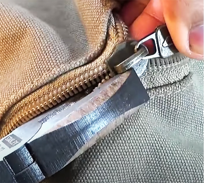 Use Pliers to Fix Broken Zipper - Fix A Zipper Off Track - Simple Clothing Trick