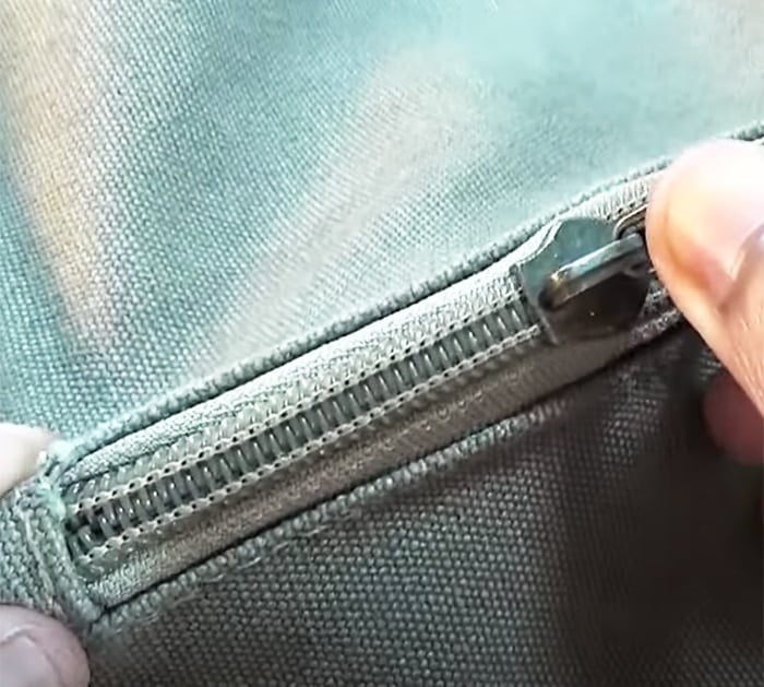 Zipper Repair  Quick Fix for a Broken Separated Zipper 