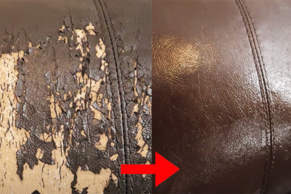 How To Fix A Peeling Leather Couch - DIY Peeling Couch - DIY Ripped Leather