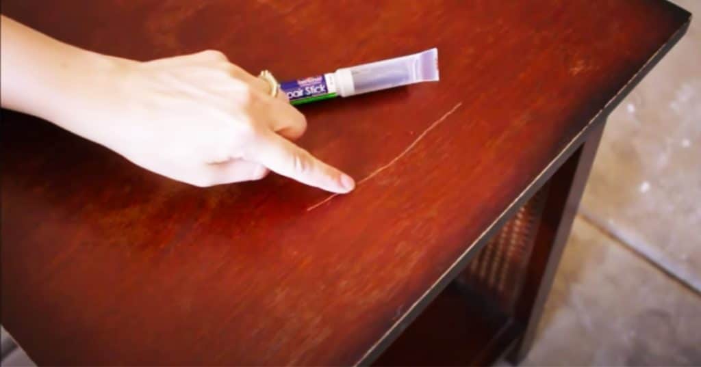 How To Fix Scratched Furniture - DIY Scratches - Fix Real Wood Furniture Scratches