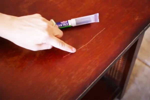 How To Fix Scratched Furniture - DIY Scratches - Fix Real Wood Furniture Scratches