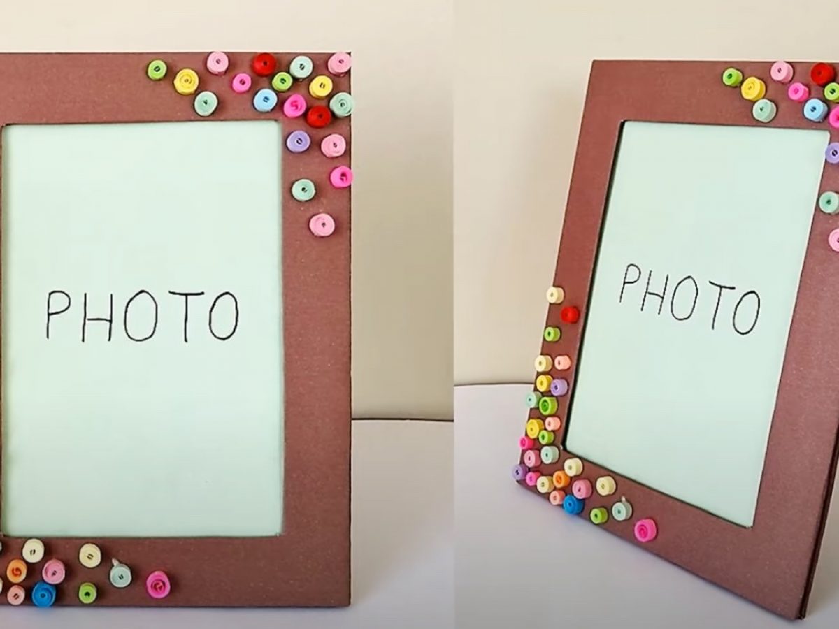 DIY Easy Photo Frame using cardboard