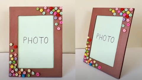 How To Make A Photo Frame Out Of Cardboard | DIY Joy Projects and Crafts Ideas