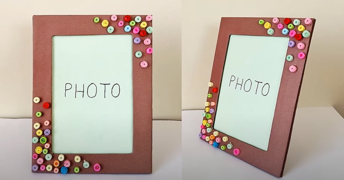 How To Make A Photo Frame Out Of Cardboard - Diy Photo Frame Cardboard Easy
