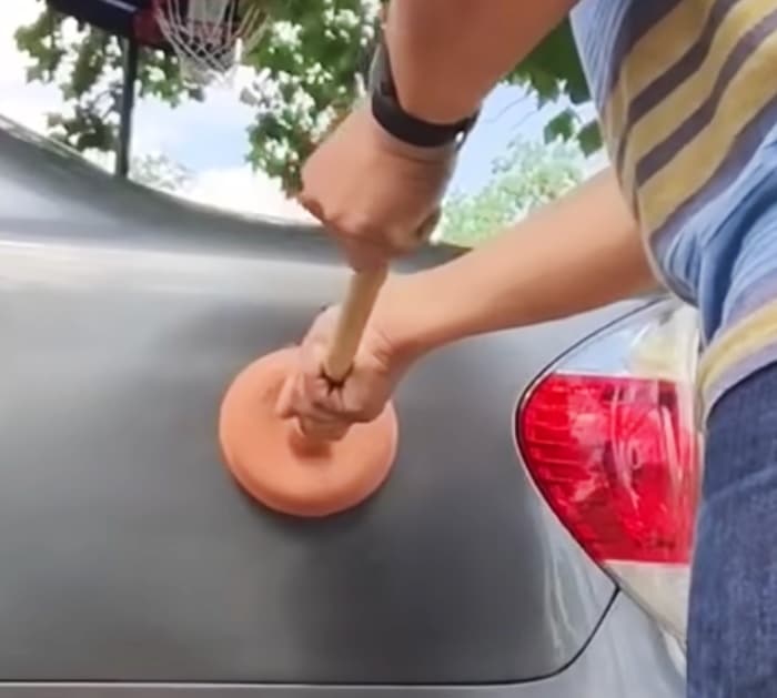 Use Toilet Plunger To Fix Car Dents - Toilet Plunger Hack - Auto Car Tips and Tricks