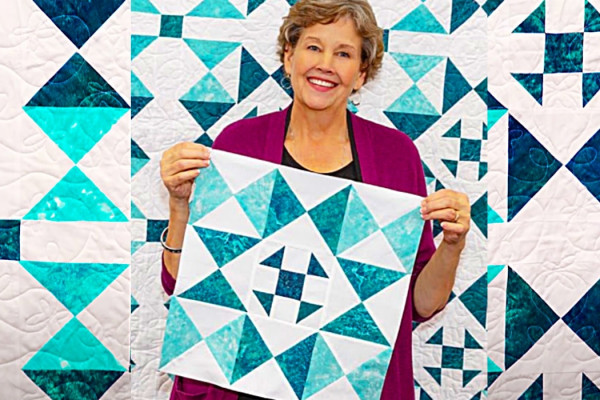 Sunshine Shoofly Quilt With Jenny Doan - How To make A Star Quilt - Easy Quilt Pattern