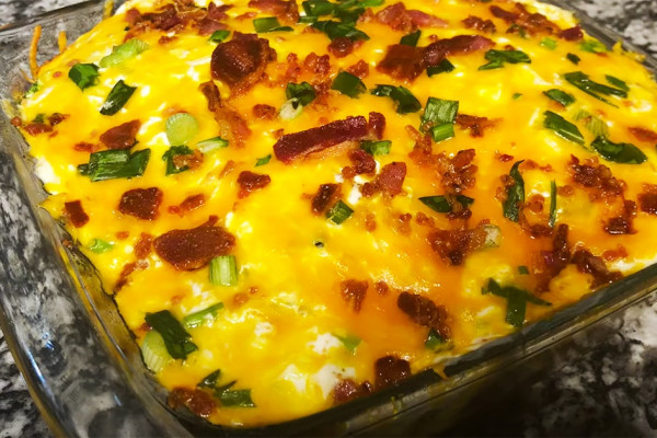 Loaded Baked Potato Casserole Recipe - Loaded Potato Recipe - Casserole Recipes - Baked Potato Recipes