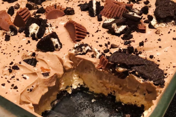 No-Bake Chocolate Peanut Butter Dessert Recipe-No Bake Recipes - Chocolate Pudding Recipes