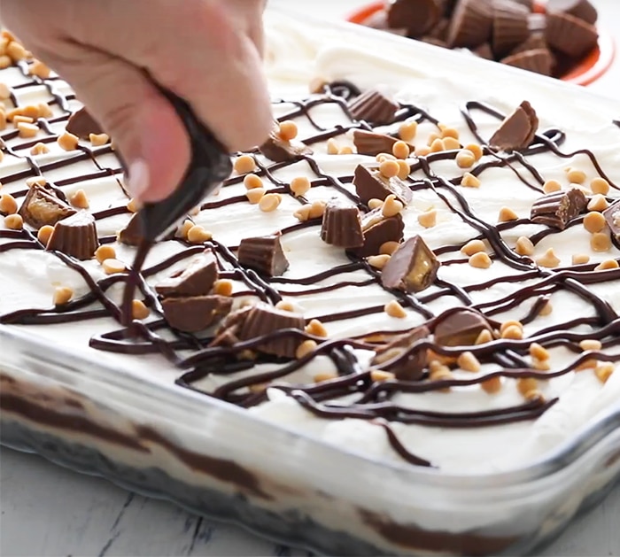 Chocolate Peanut Butter Dessert - Pudding Recipes- Easy Dessert Recipes