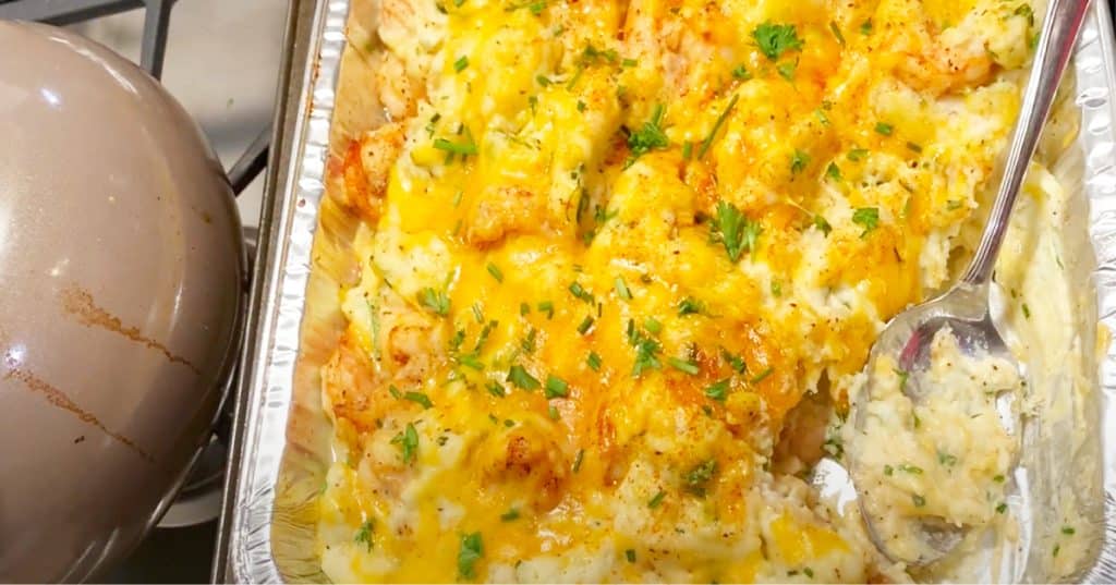 Shrimp And Potato Cheese Casserole Recipe - Casserole Recipes - Shrimp Recipes