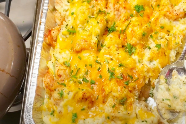 Shrimp And Potato Cheese Casserole Recipe - Casserole Recipes - Shrimp Recipes
