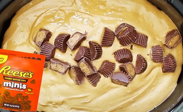 Slow Cooker Peanut Butter Chocolate Cake Recipe - Peanut Butter Recipes - Peanut Butter Cup Recipes