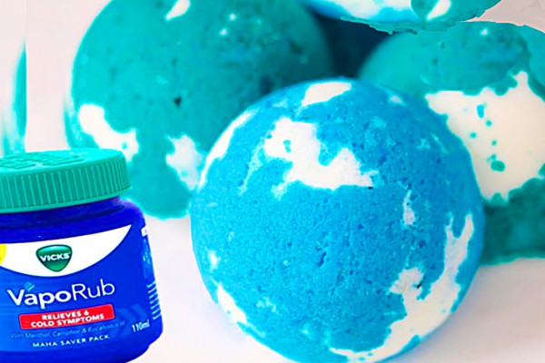 How To Make Sinus Clearing Vicks Bath Bombs - Easy Bath Ideas - Healing Bath Ideas