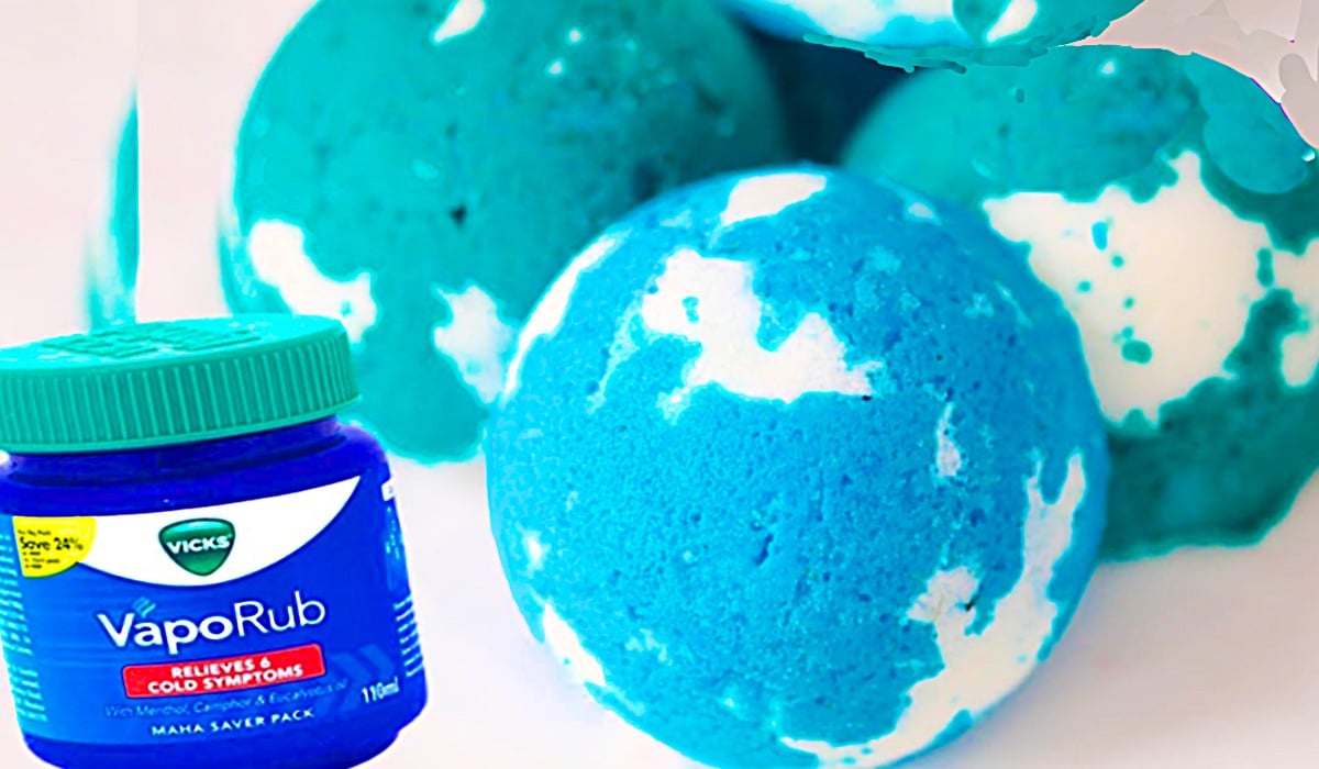 vaporub bath bombs