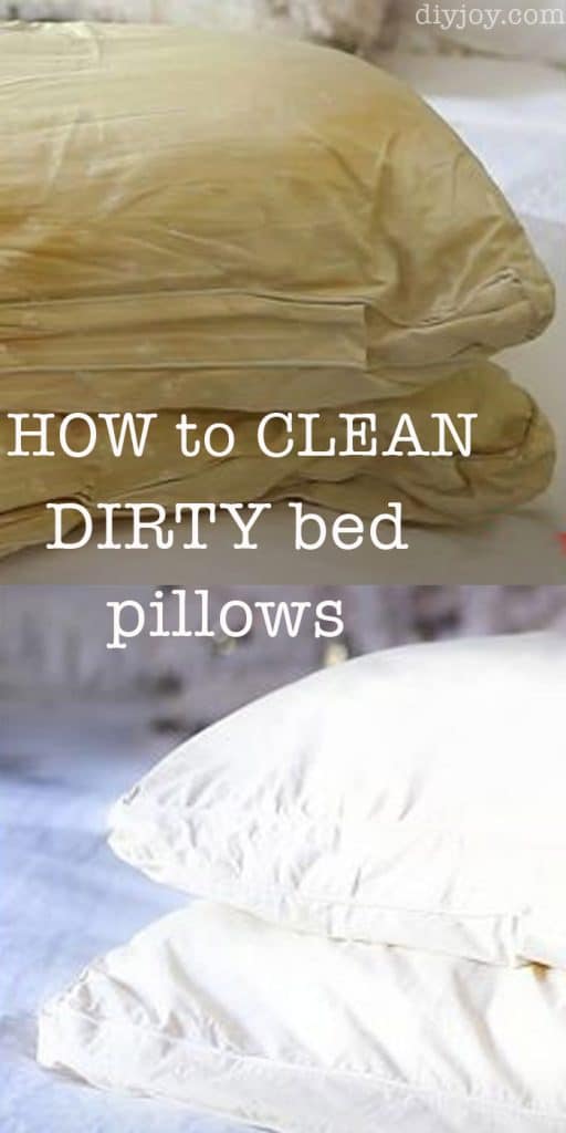 How To Clean Dirty Bed Pillows