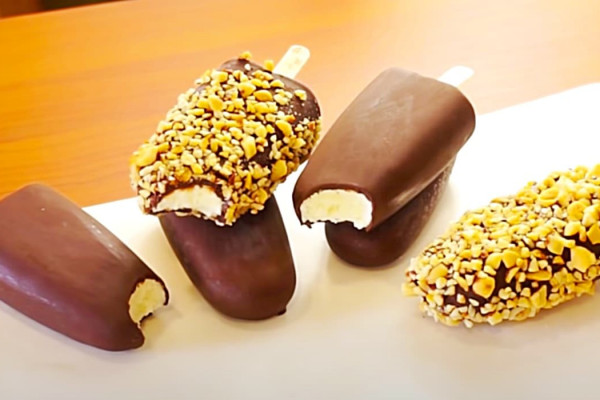 How To Make Chocolate Covered Ice Cream Bars - Easy Ice Cream Snack - How To make Ice Cream