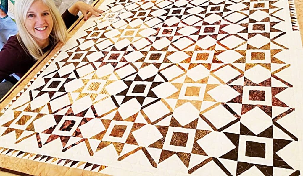 New Year Quilt With Free Pattern - Easy Quilt Pattern - How To make A Quilt