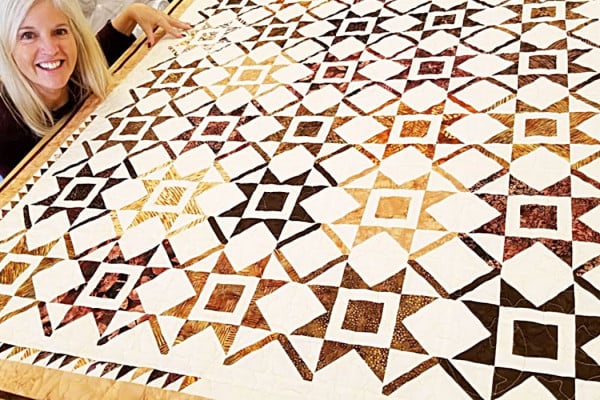 New Year Quilt With Free Pattern - Easy Quilt Pattern - How To make A Quilt