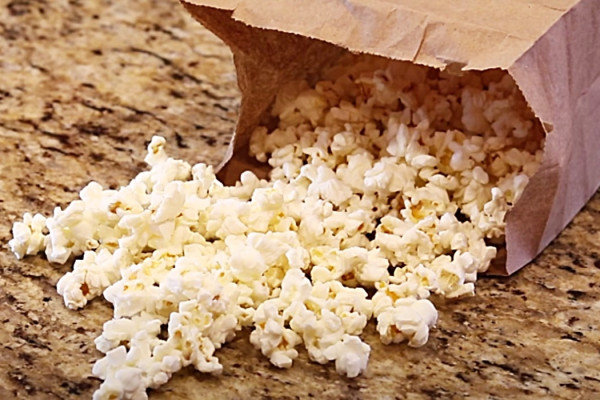 How To Make Homemade Popcorn Bags Recipe - How To Make A Popcorn Bag - How To Make microwave Popcorn