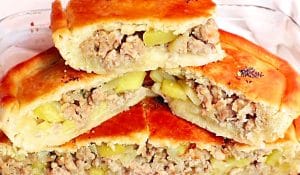 Ground Beef And Potato Stuffed Pockets Recipe