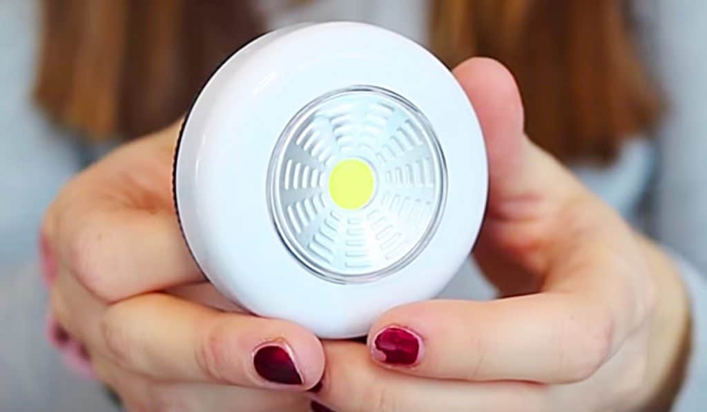 Dollar Tree Push Light Hacks - How To Use Push Lights _ Easy Ways To Use Push Lights