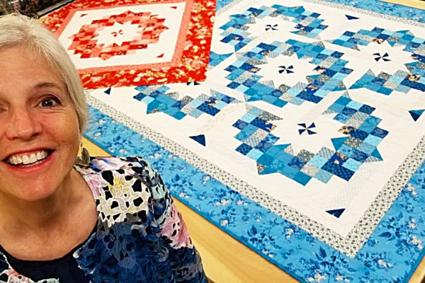 How To make A Ring Wreath Quilt With Donna Jordan - Easy Quilt Pattern - Fun Sewing Project