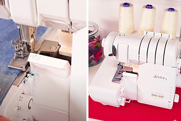Sewing Tips For A Serger - Easy Serger Sewing - How To Sew A Hem With A Serger