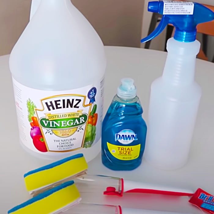 How To Clean A Shower - Dollar Tree Cleaning Hacks - Easy Way To Clean A Shower