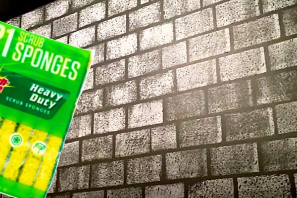 How To Paint A Faux Brick Wall - Easy Faux Painting Ideas - How To Paint A Brick Wall
