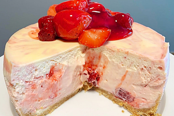 Strawberry Cheesecake Recipe - Instant Pot Cheesecake - Easy Cheesecake Ideas