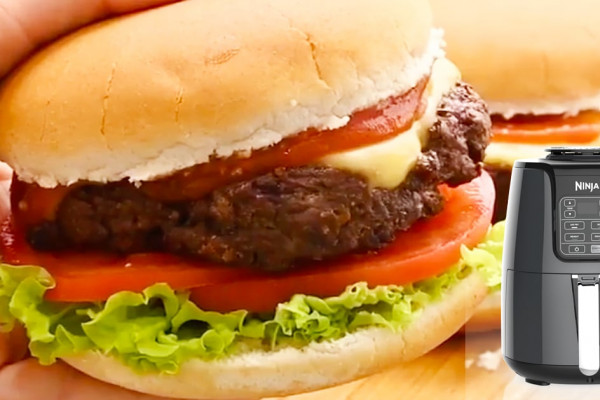 9-Minute Air Fryer Cheeseburger Recipe - Cheeseburger Recipes - Air Fryer Recipes