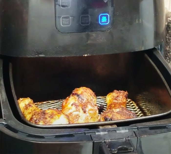 Air Fryer BBQ Chicken - Easy Air Fryer Recipe - Sweet Baby Ray's Barbecue sauce