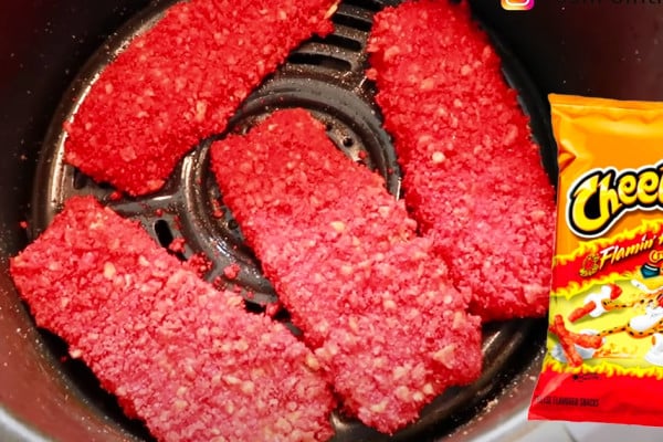 Air Fryer Hot Cheetos Fried Pickle Recipe - Hot Cheetos Recipe - Pickle Recipes