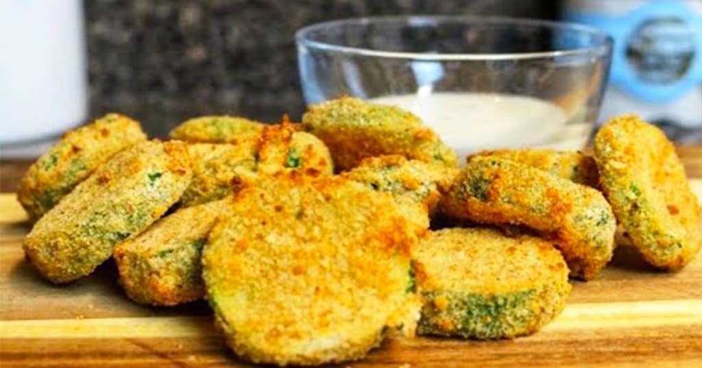 Air Fryer Zucchini Chips - Air Fryer Recipe - Nuwave Brio 10 Quart Air Fryer - Low Carb Snack Recipes