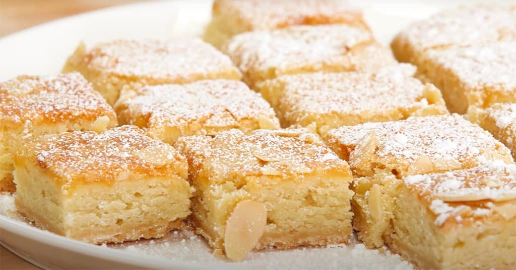 Almond Squares Recipe - Almond Dessert Recipes - Almond Bars