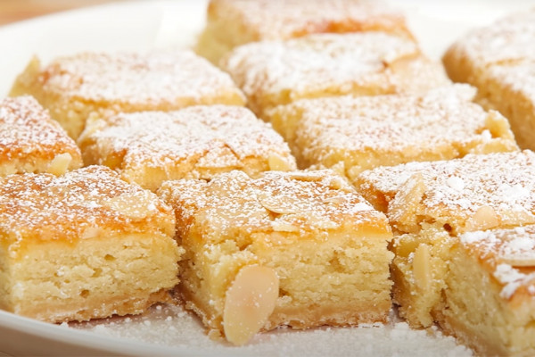 Almond Squares Recipe - Almond Dessert Recipes - Almond Bars