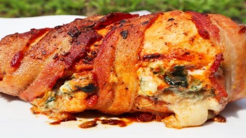 Bacon Wrapped Stuffed Chicken Recipe | DIY Joy Projects and Crafts Ideas