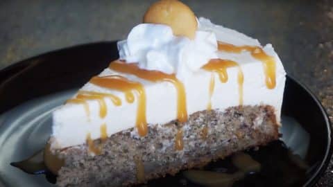 Banana Bread Bottom Cheesecake Recipe | DIY Joy Projects and Crafts Ideas