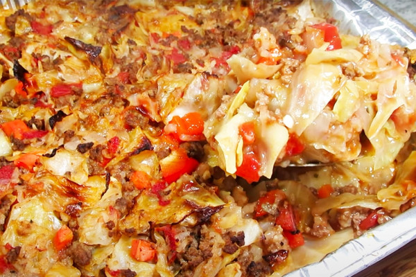 Beef And Cabbage Casserole Recipe - Casserole Recipes - Ground Beef Recipes