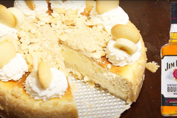 Bourbon Banana Pudding Cheesecake Recipe - Bourbon Dessert Recipes