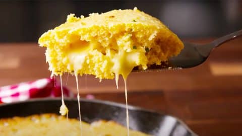 Cheese Stuffed Cornbread Recipe | DIY Joy Projects and Crafts Ideas