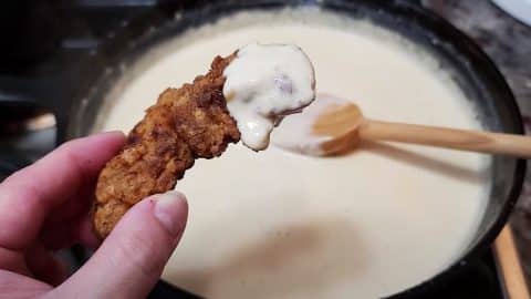Chicken Fried Steak Fingers And Gravy Recipe | DIY Joy Projects and Crafts Ideas