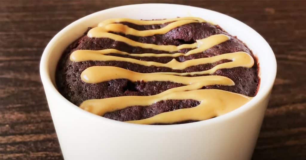Chocolate Peanut Butter Mug Cake Recipe - Mug Cake Recipes - Peanut butter Recipes