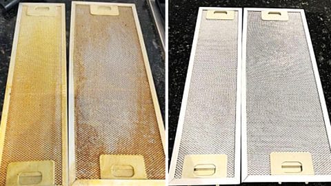 How To Clean A Greasy Range Hood Filter | DIY Joy Projects and Crafts Ideas